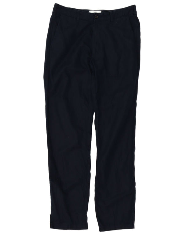 Marks & Spencer Herre Regular Fit Chinobukser W32 L33 Marineblå hør