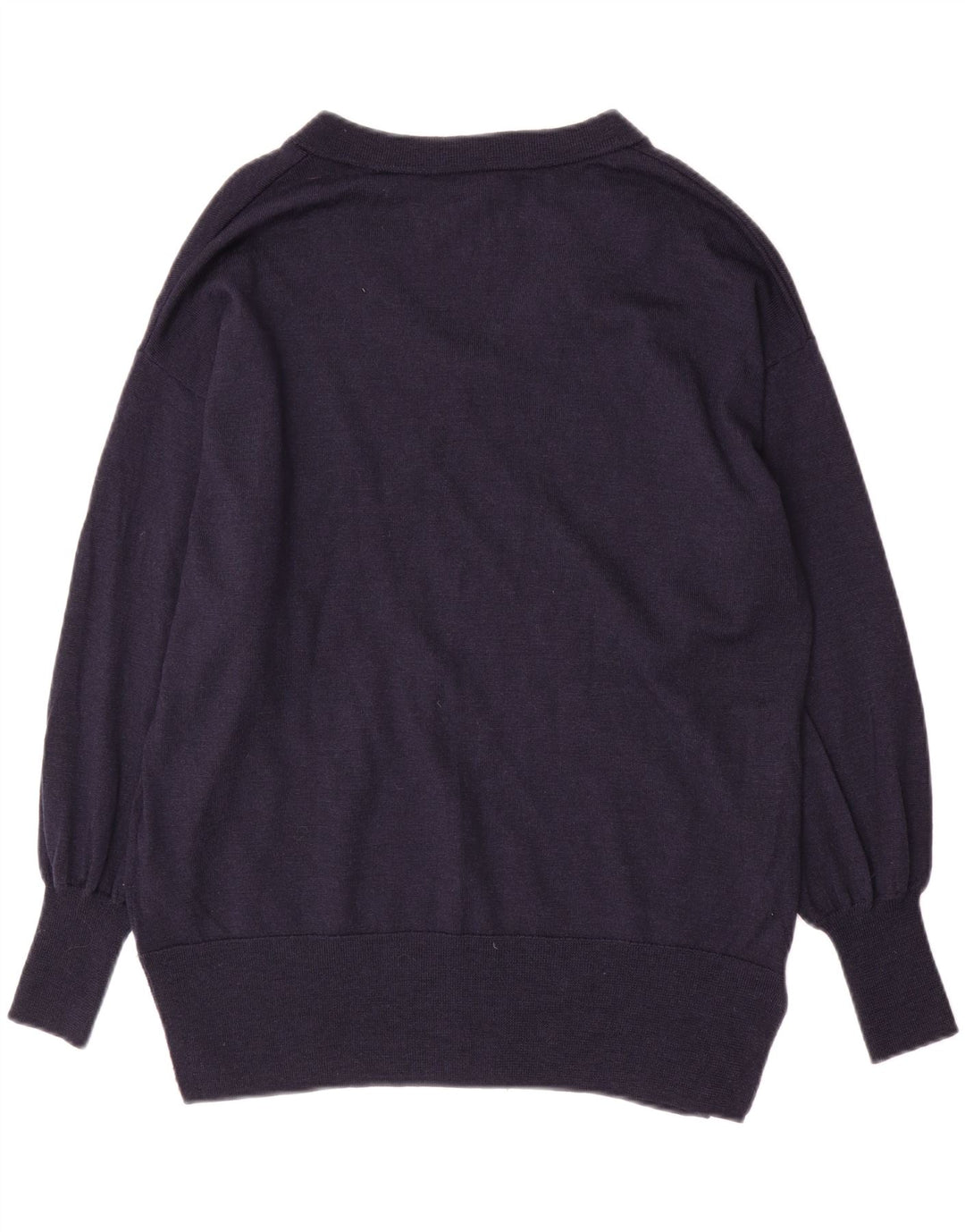 Whistles Dame Oversized V-hals sweater UK 10 Small Navy Blue