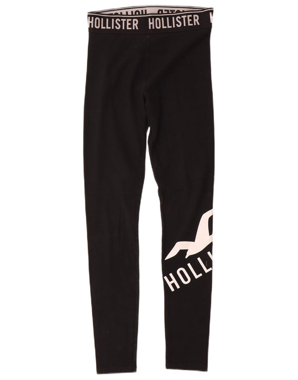 Hollister Grafiske Leggings til kvinder UK 6 XS Sort