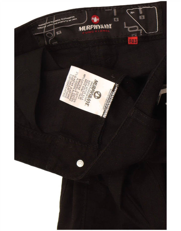 Murphy & Nye Dame Slim Casual Bukser W33 L33 Sort Bomuld