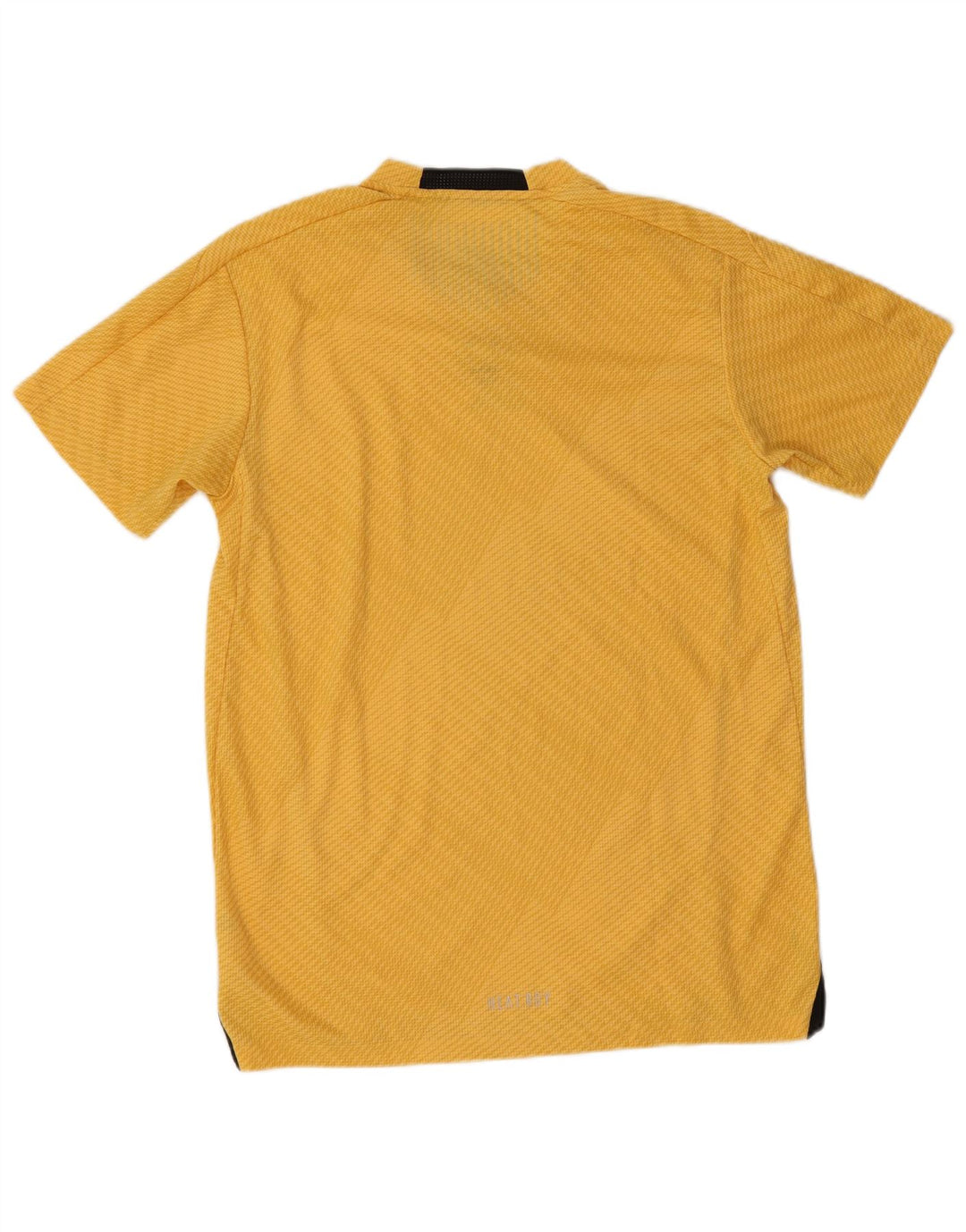 Adidas Herre Slim Fit T-Shirt Top Medium Gul Colourblock