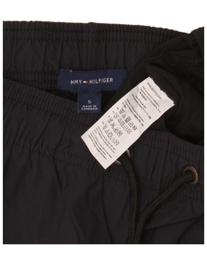 Tommy Hilfiger Herre grafiske sportsshorts Små sorte polyester