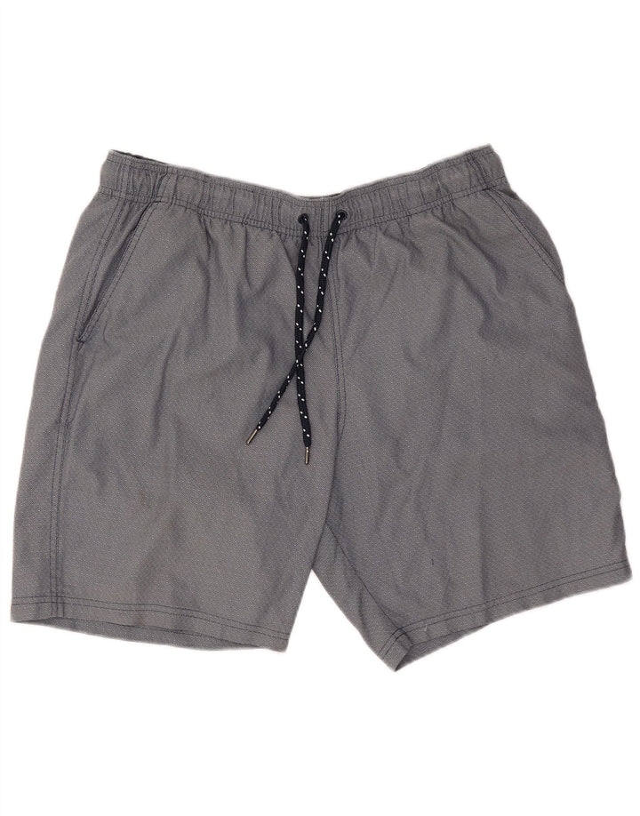 Marks & Spencer Sportsshorts til mænd store marineblå geometrisk bomuld