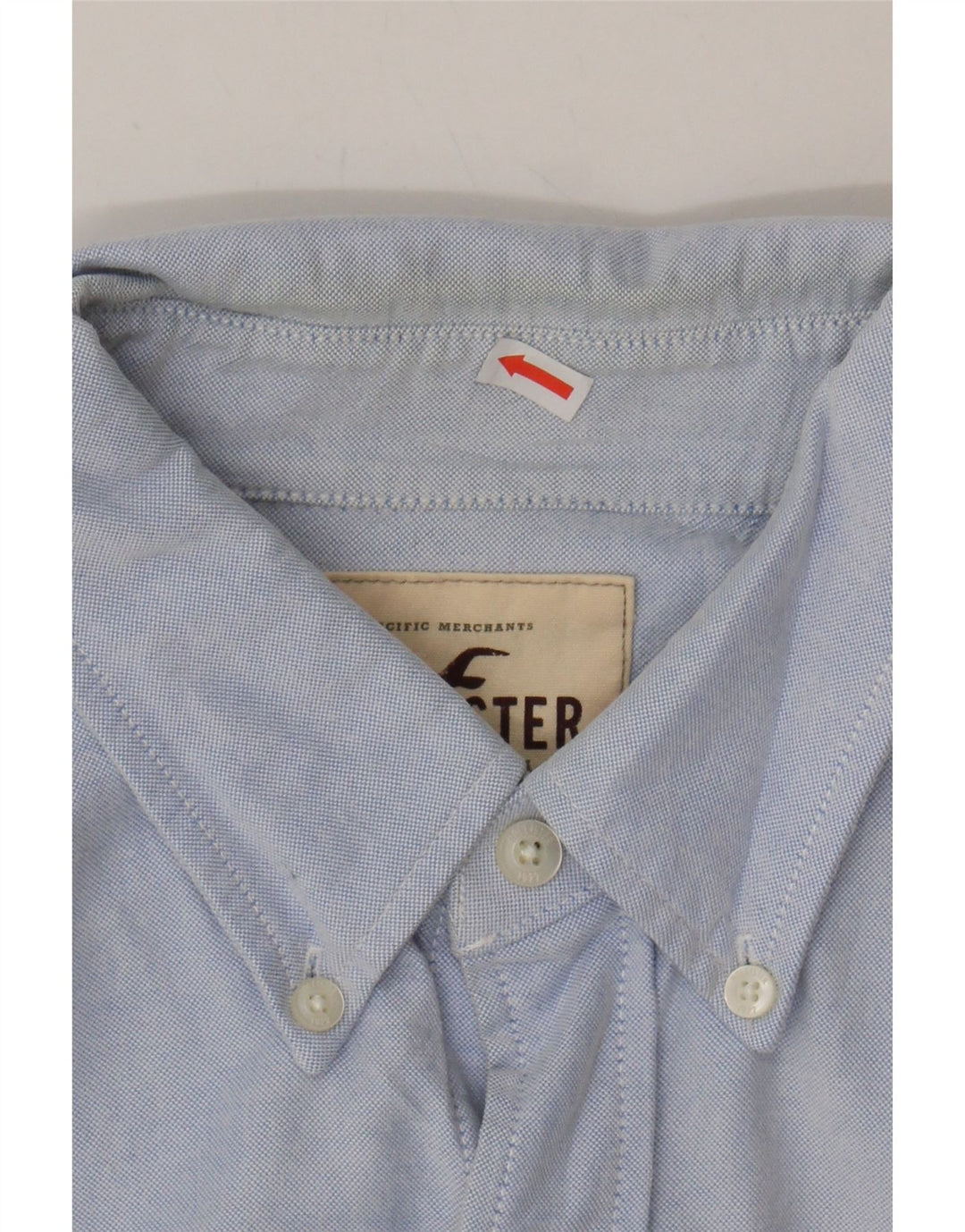 HOLLISTER Mens Shirt Large Blue Cotton Vintage Hollister and Second-Hand Hollister from Messina Hembry 