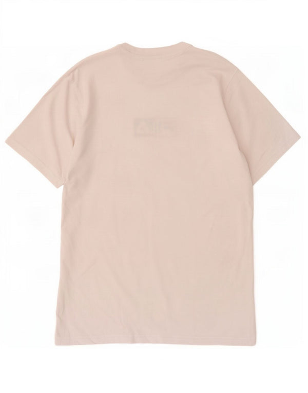 Fila Herre Grafisk T-Shirt Top Medium Hvid Bomuld