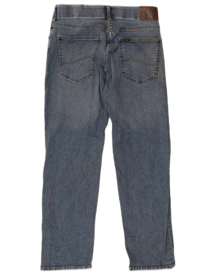 Lee Dame Extreme Motion Straight Jeans W30 L28 Blå Bomuld