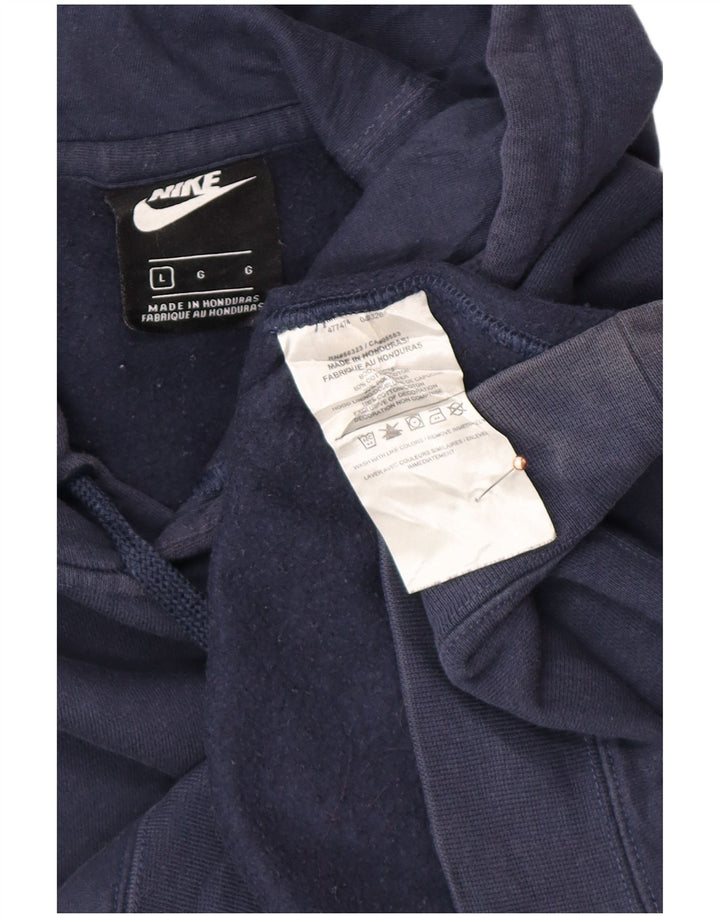 NIKE Hættetrøje til mænd Stor marineblå bomuld