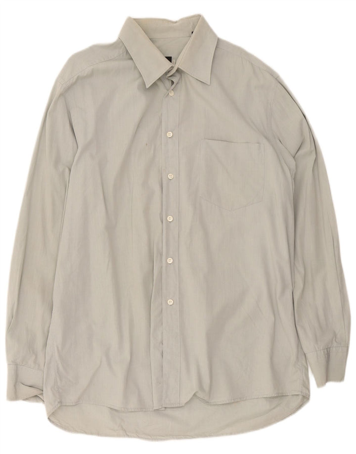 Hugo Boss Herreskjorte Str. 17 1/2 44 XL Grå