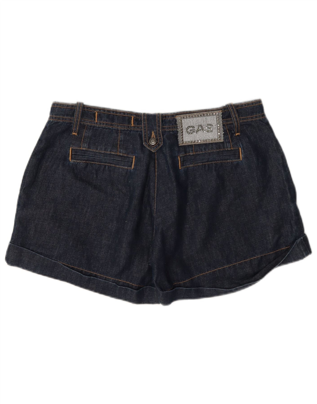 Gas denimshorts til kvinder W29 Medium marineblå bomuld