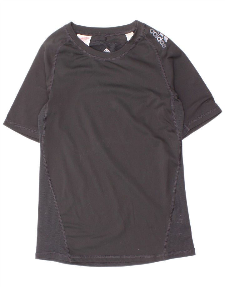 Adidas Boys Climacool T-Shirt Top 11-12 År Sort Polyester