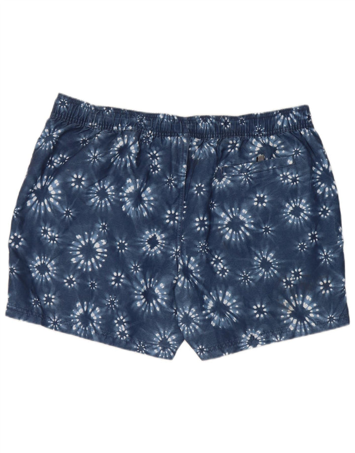 Marks & Spencer Badeshorts til mænd XL Blue Tie Dye Polyester