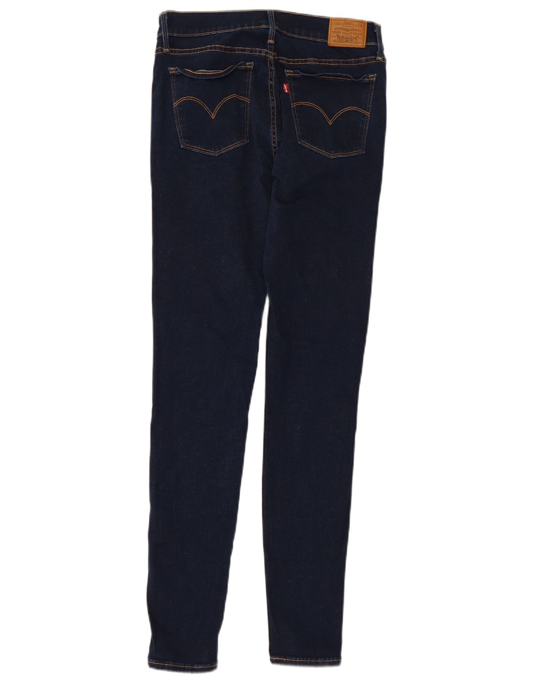LEVI'S Dame 710 Super Skinny Jeans W30 L32 Marineblå Bomuld