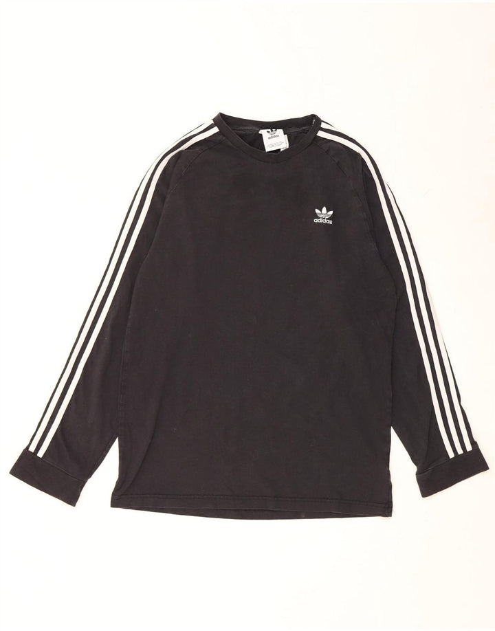 Adidas Herre Top Langærmet Stor Sort Bomuld