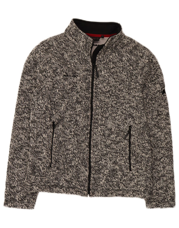 MAMMUT Dame cardigan Sweater UK 18 XL Grå Flecked Acryl
