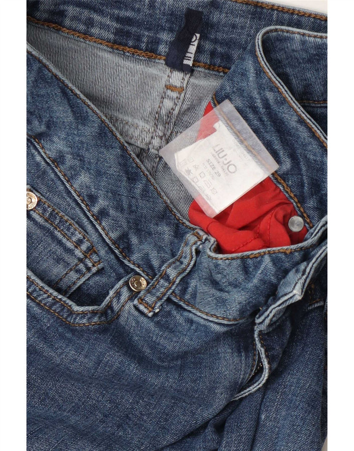 Liu Jo Dame Slim Fit Jeans W29 L32 Blå