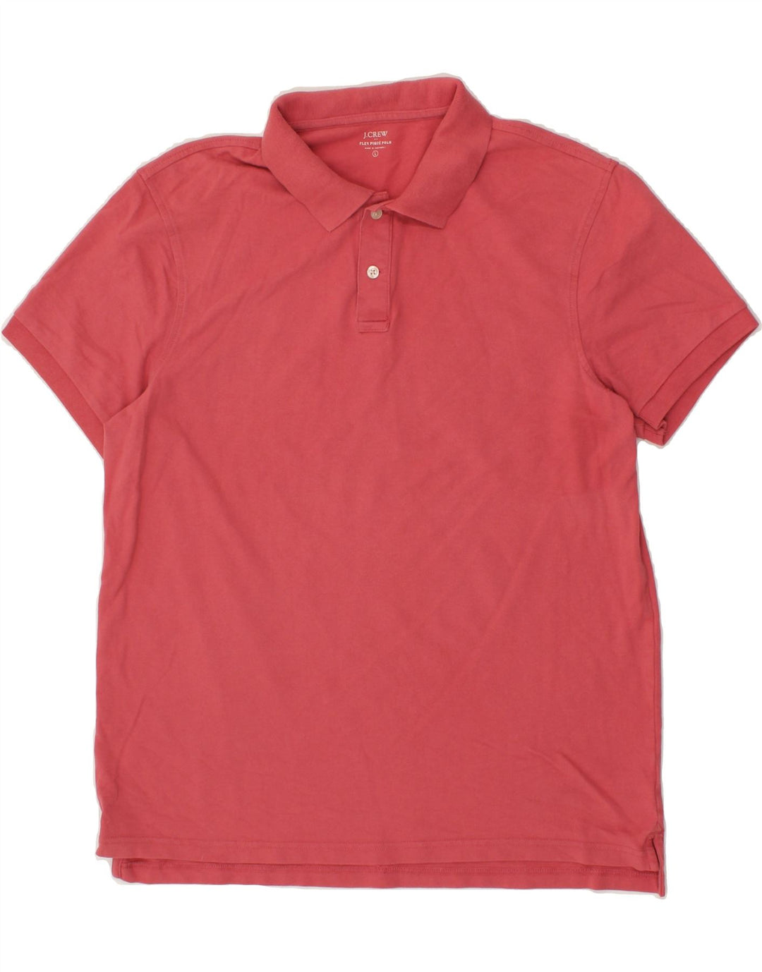 J. CREW Mens Polo Shirt Large Red Cotton Vintage J. Crew and Second-Hand J. Crew from Messina Hembry 