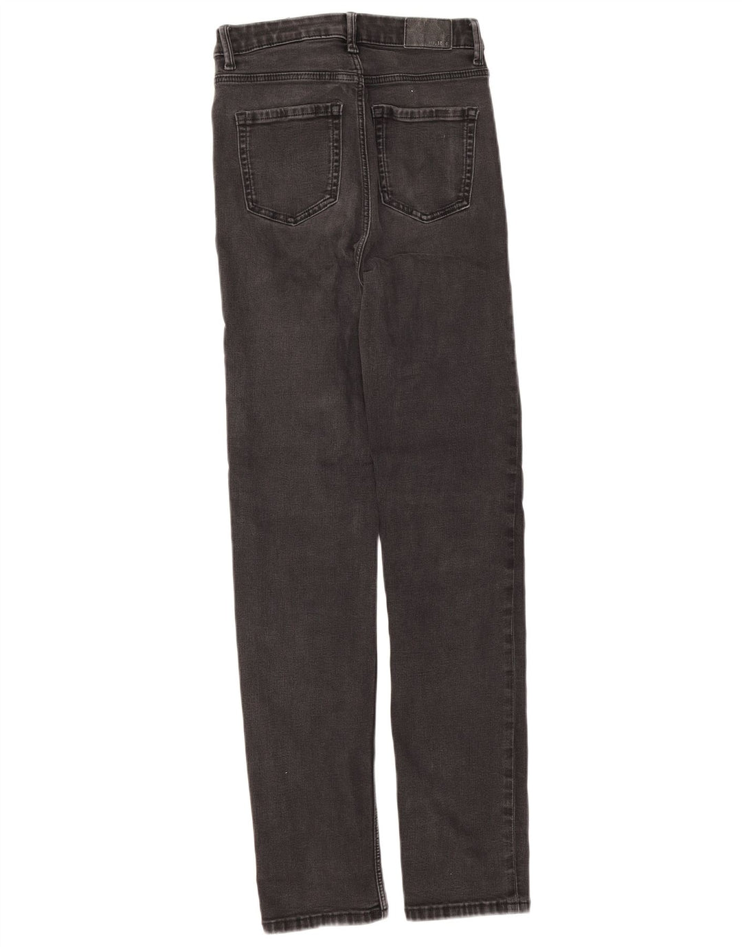 Marks & Spencer Dame Sienna Straight Jeans UK 8 Small W24 L30 Grå