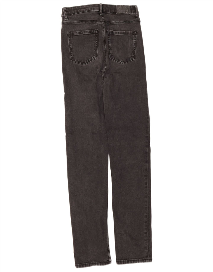 Marks & Spencer Dame Sienna Straight Jeans UK 8 Small W24 L30 Grå