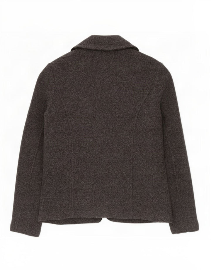 Laura Ashley Dame Cardigan Sweater UK 12 Medium Grey Lammeuld
