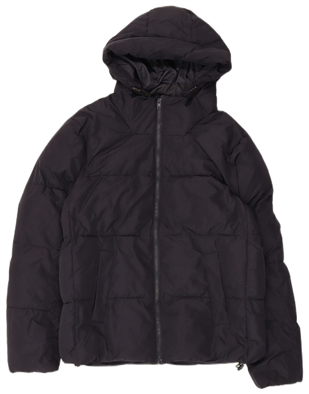 French Connection Herre hættepolstret jakke UK 38 Medium Navy Blue