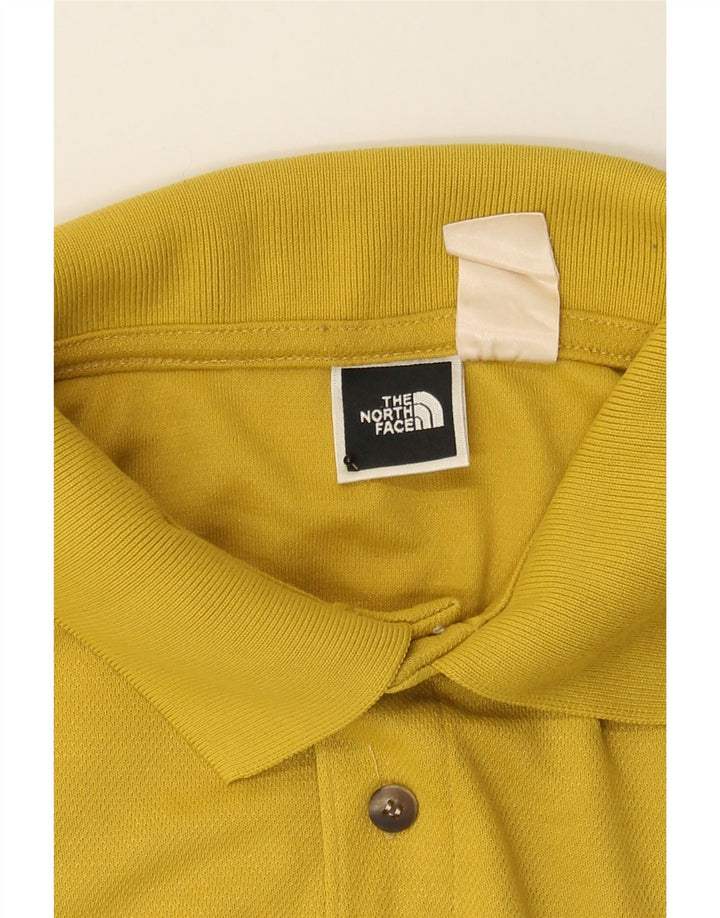 THE NORTH FACE Mens Polo Shirt Large Yellow Vintage The North Face and Second-Hand The North Face from Messina Hembry 