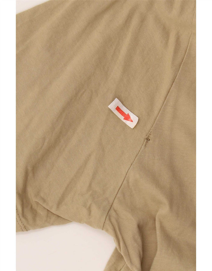 Nike T-shirt top mellembeige bomuld til mænd