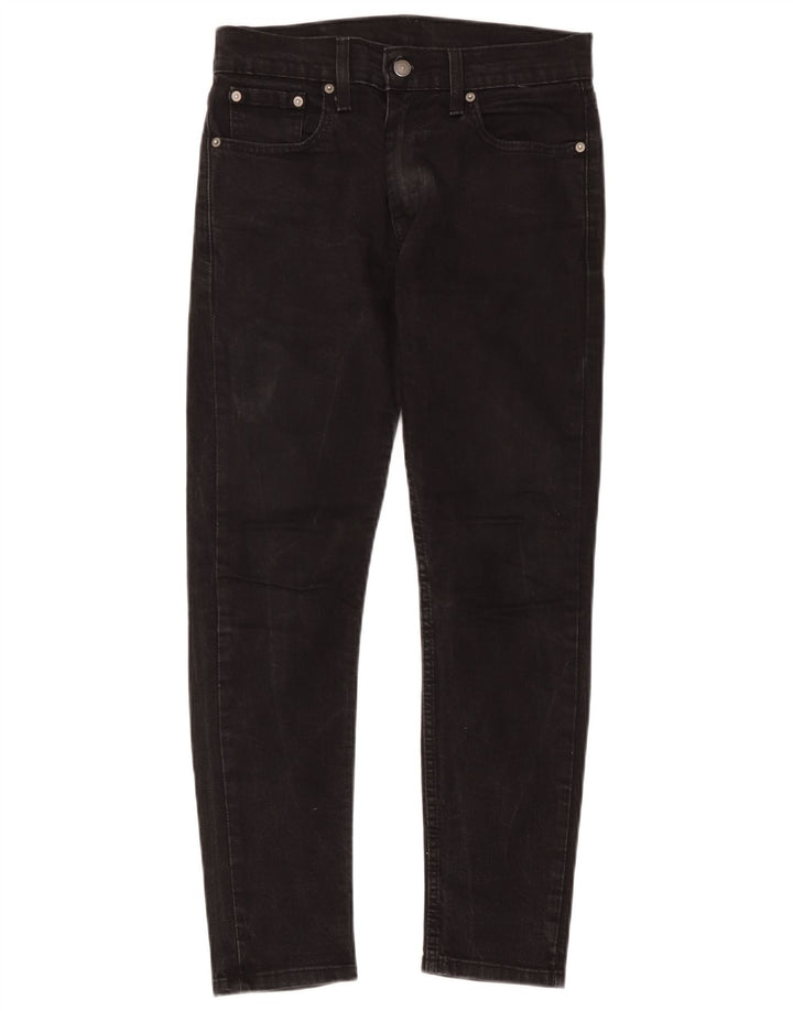 Levi's Herre 512 Slim Tapered Jeans W29 L30 Sort Bomuld