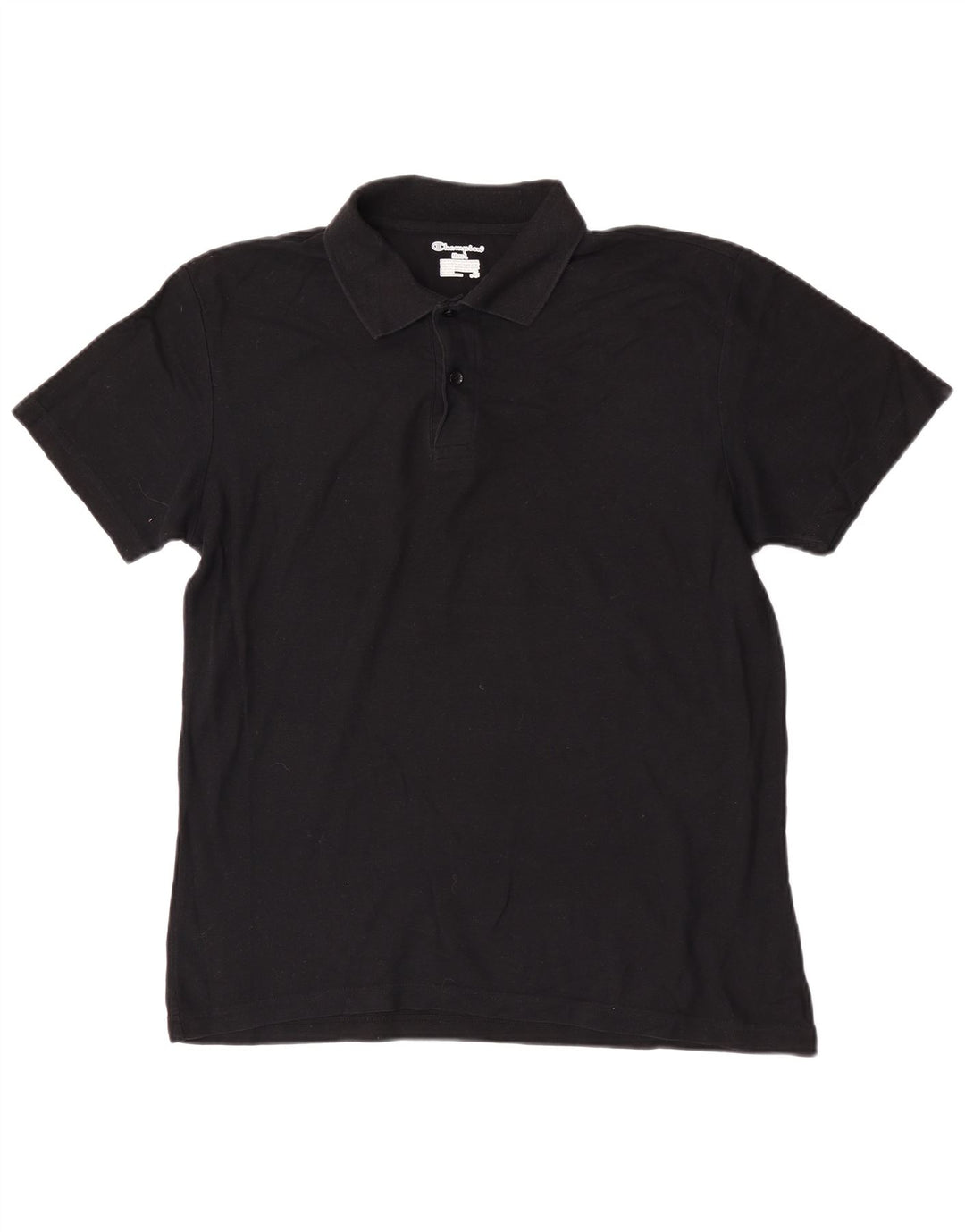 Champion herre poloshirt Stor sort bomuld