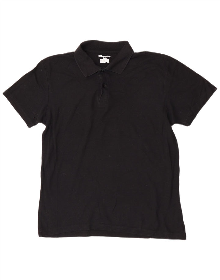 Champion herre poloshirt Stor sort bomuld