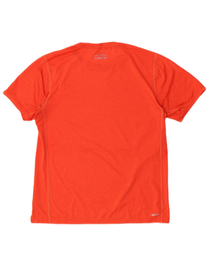 New Balance Herre T-Shirt Top Medium Orange