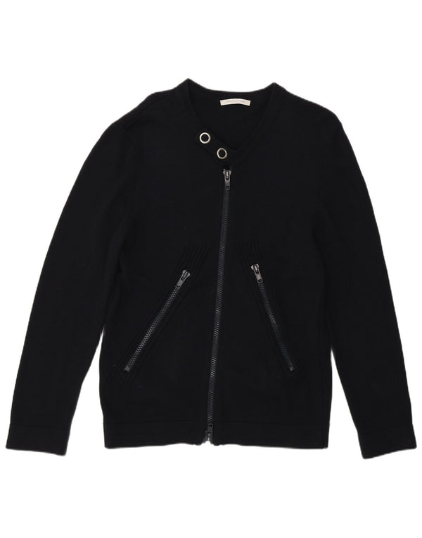 Daniele Alessandrini Dame V-hals sweater UK 14 Medium Navy Blue