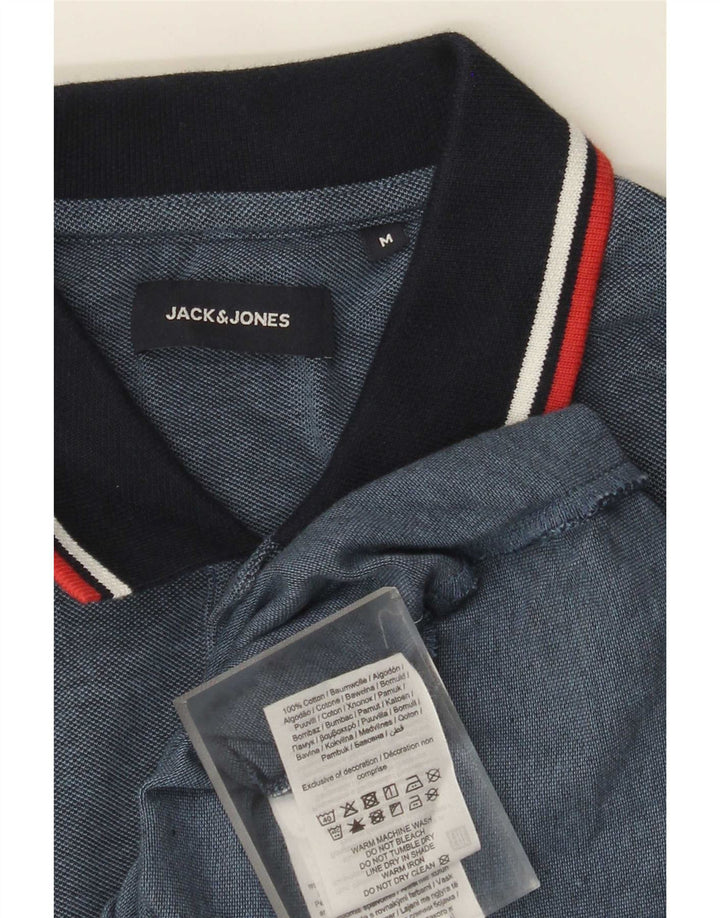 Jack & Jones herre poloshirt mellemblå bomuld