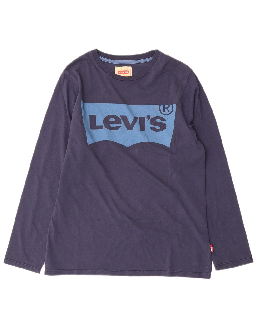 Levi's Boys grafisk top langærmet 13-14 år marineblå bomuld