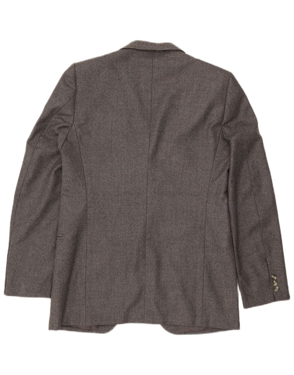 Cerruti 1881 Herre 2-knaps blazerjakke UK 42 XL grå uld