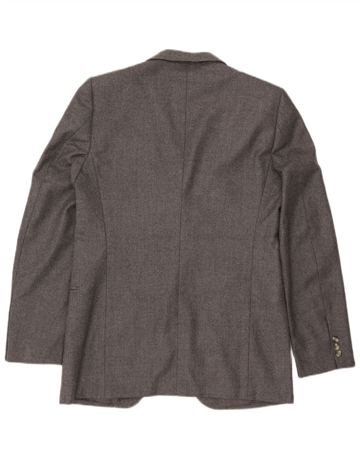 Cerruti 1881 Herre 2-knaps blazerjakke UK 42 XL grå uld