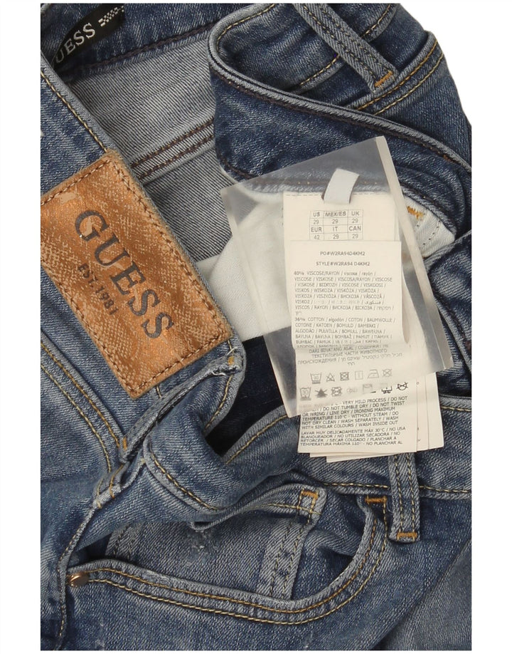 Guess Skinny Jeans til kvinder W29 L32 blå viskose