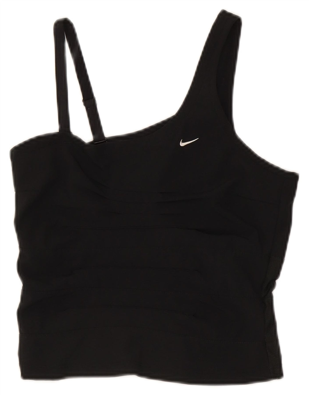Nike Dame Crop Vest Top UK 8 Lille Sort