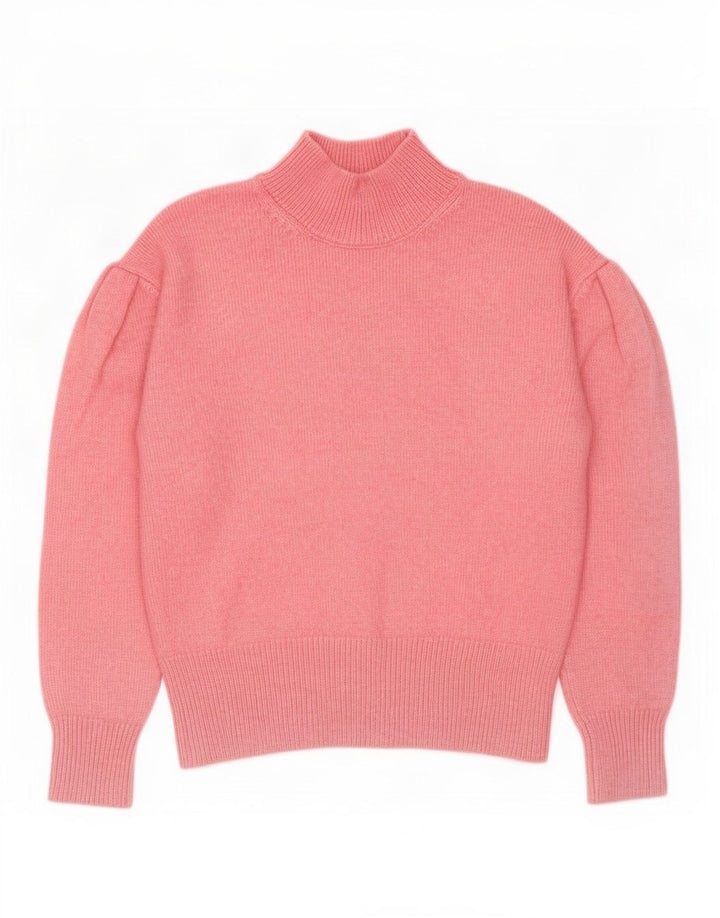 Marks & Spencer Dame Turtle Neck Sweater UK 10 Small Pink