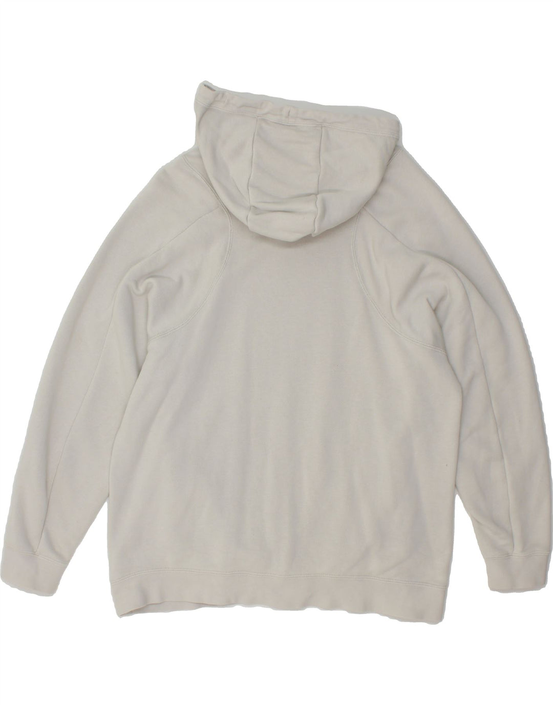 NIKE Womens Oversized Hoodie Jumper UK 14 Medium Grey Vintage Nike and Second-Hand Nike from Messina Hembry 