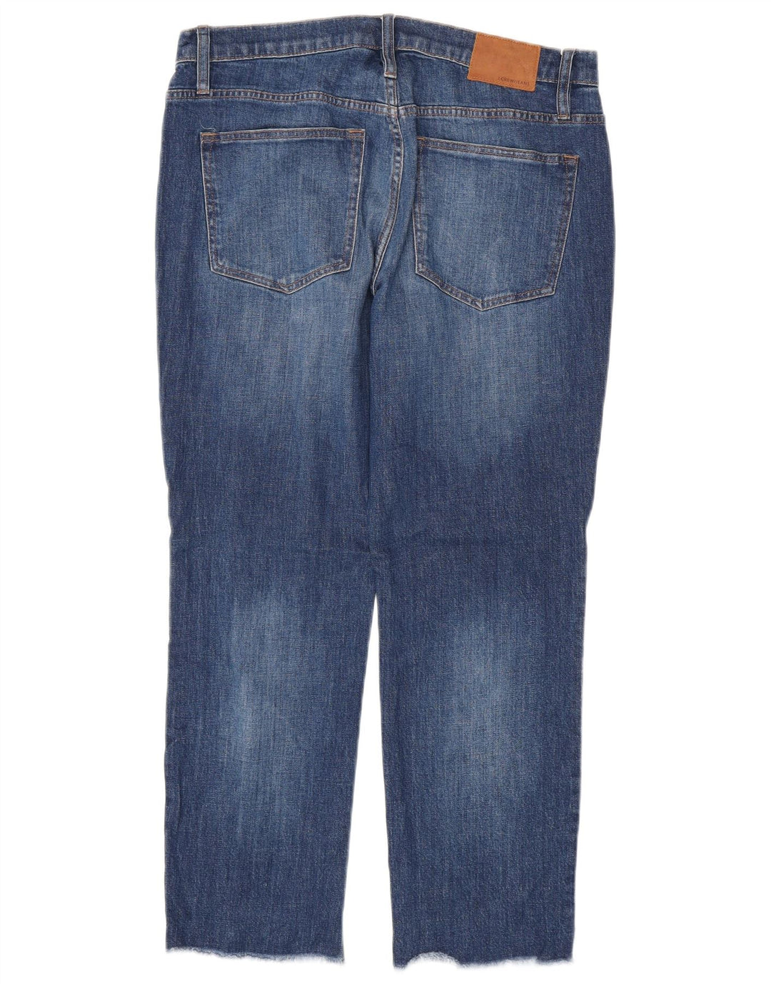 J. CREW Lige jeans til kvinder W30 L27 blå bomuld