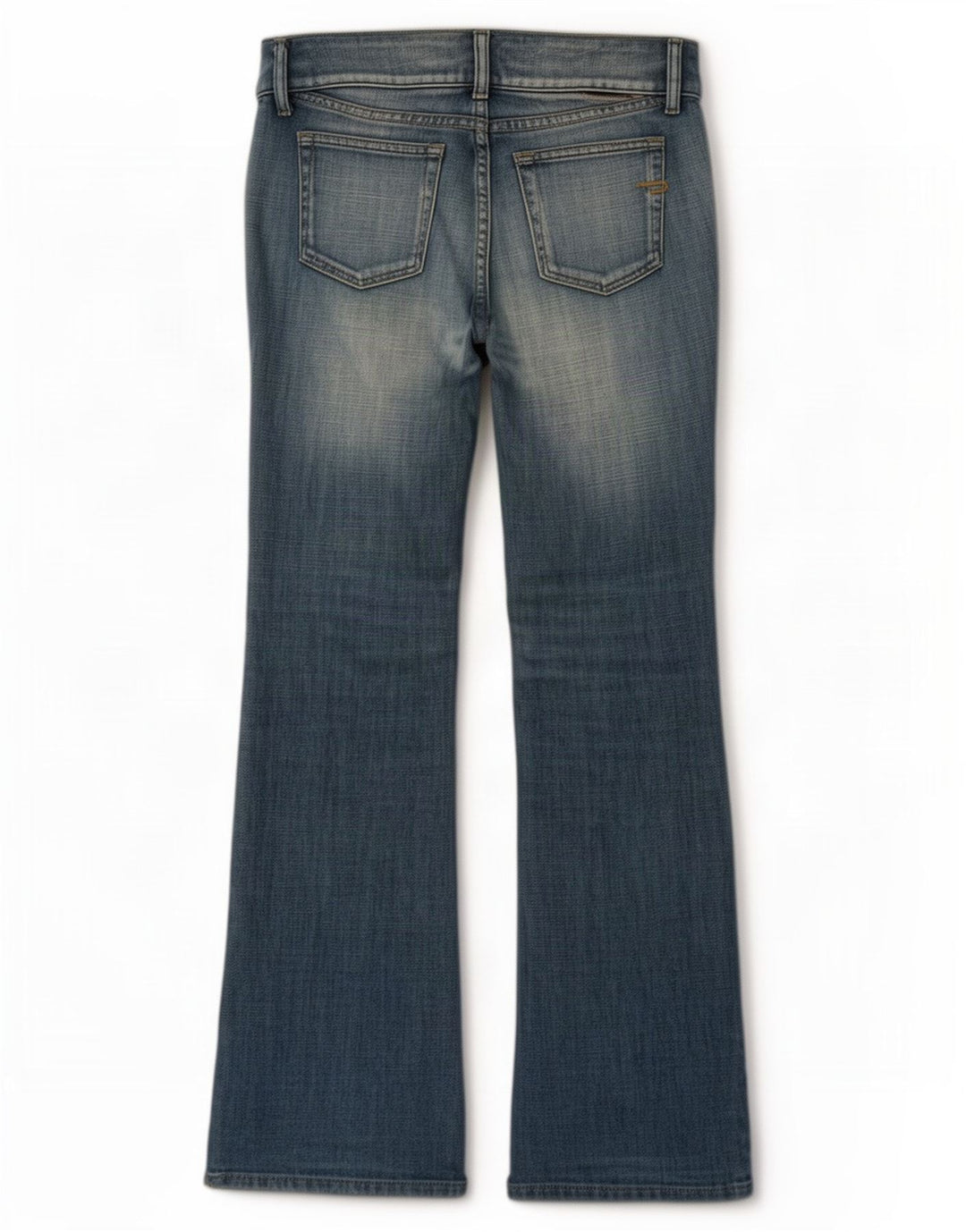 Diesel Dame Bootcut Jeans W30 L32 Blå Bomuld
