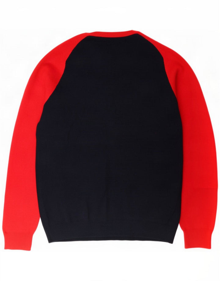 Jack Wills Sweater med rund hals til mænd Medium Marineblå Colourblock