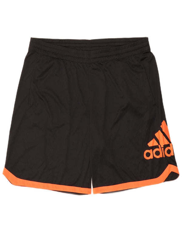 Adidas Herre Aeroready Graphic Sports Shorts XL Sort Polyester