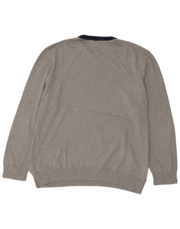 TIMBERLAND Herre sweater med rund hals 3XL grå bomuld