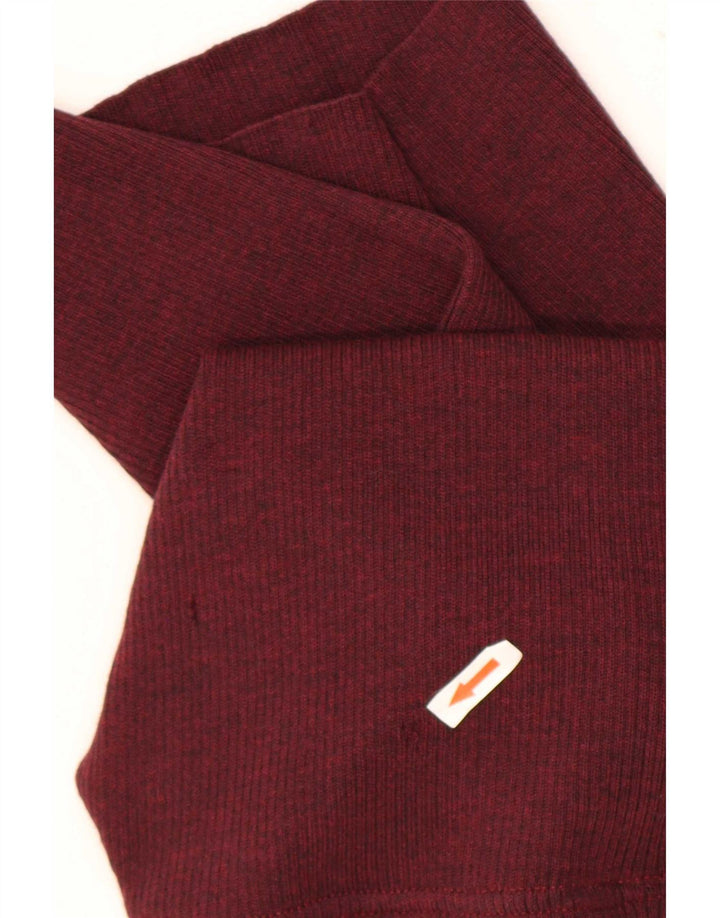 Sevres lige nederdel til kvinder IT 44 Medium W34 Burgundy New Wool