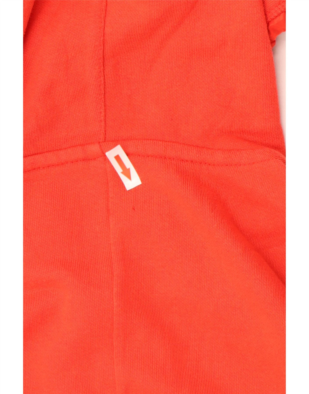 Champion Dame Grafisk Hættetrøje Sweater med lynlås UK 14 Medium Rød