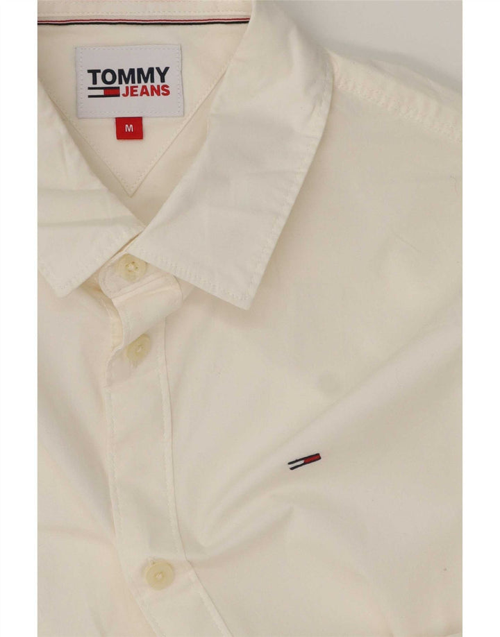 Tommy Hilfiger Herreskjorte Medium Hvid Bomuld