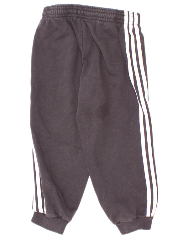 Adidas Drenge Træningsdragt Bukser Joggers 3-4 År Sort Bomuld