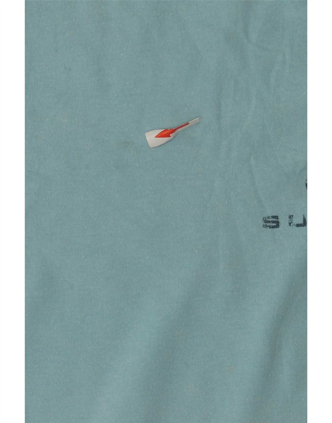 Murphy & Nye Herre Grafisk T-Shirt Top Stor Blå Bomuld