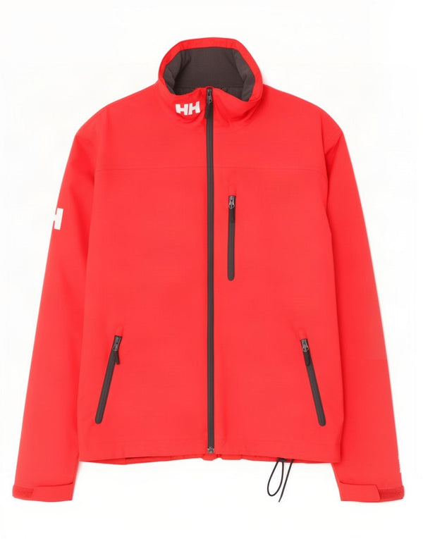 Helly Hansen Mens Graphic Windbreaker Jacket UK 40 Large Red Polyester